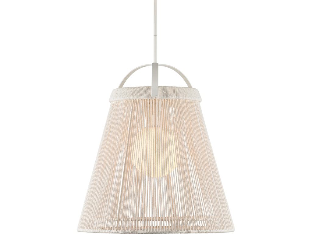 Parnell Medium White Pendant