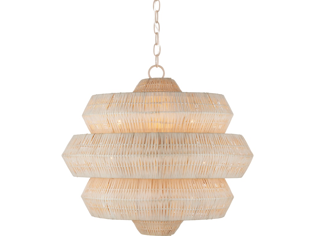 Antibes Small White Chandelier