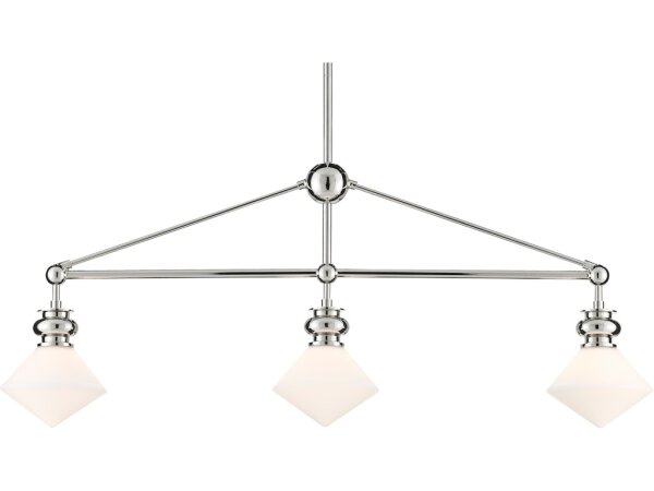 Rycroft Nickel Rectangular Chandelier