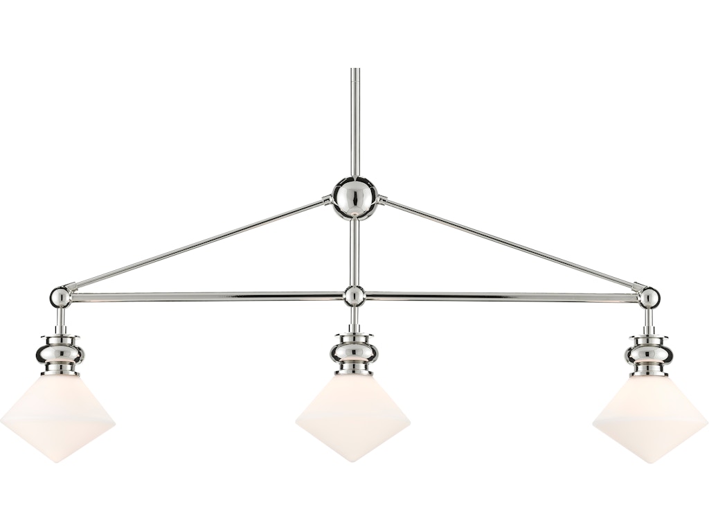 Rycroft Nickel Rectangular Chandelier