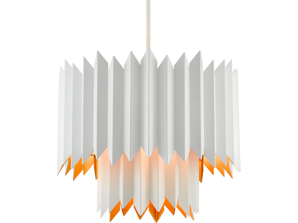 Syrie White Chandelier