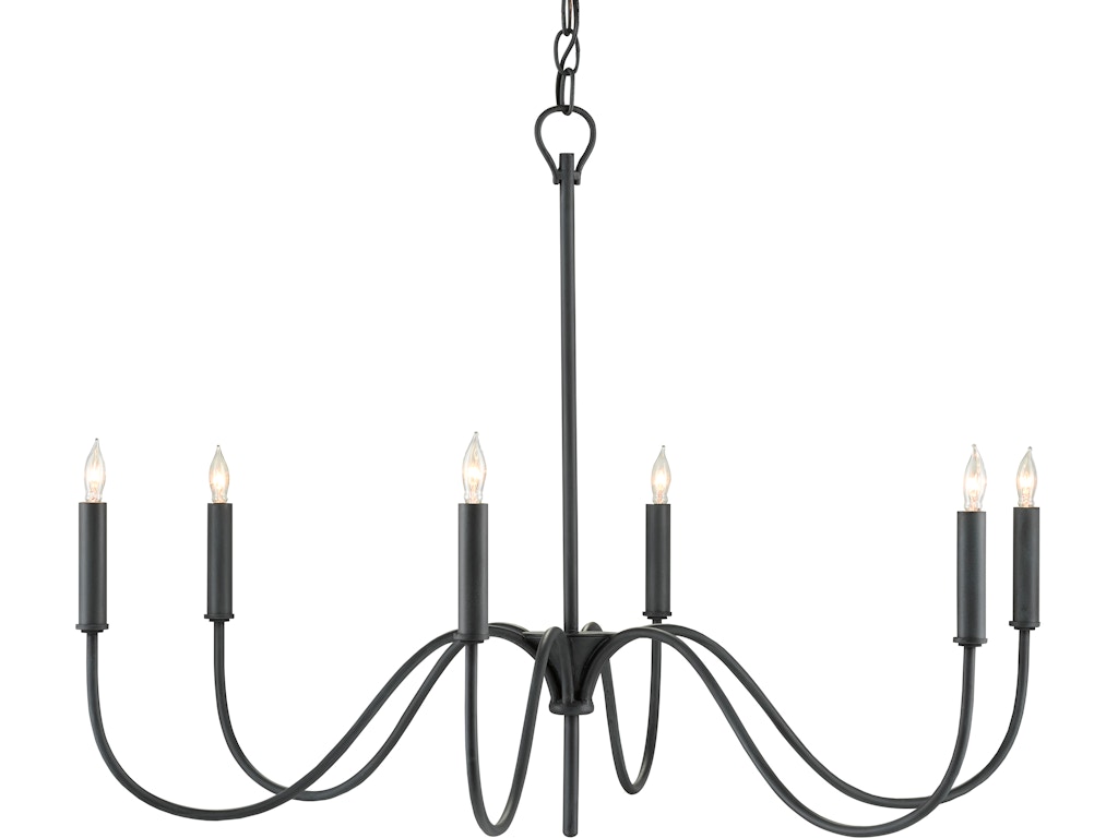 Tirrell Small Black Chandelier