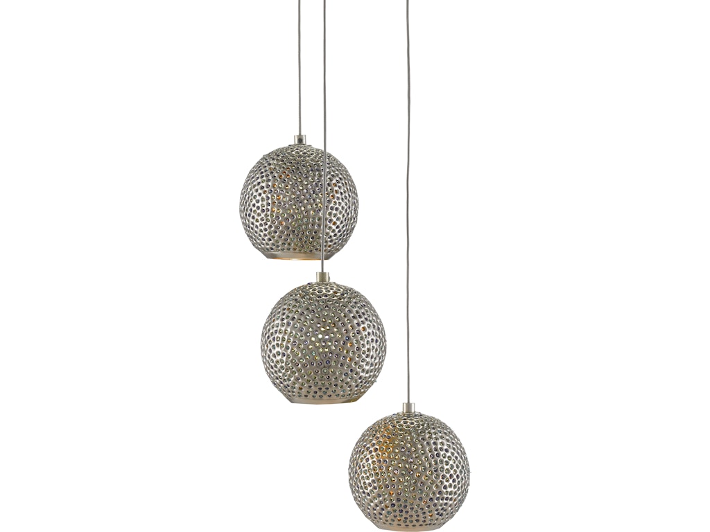 Giro 3-Light Round Multi-Drop Pendant