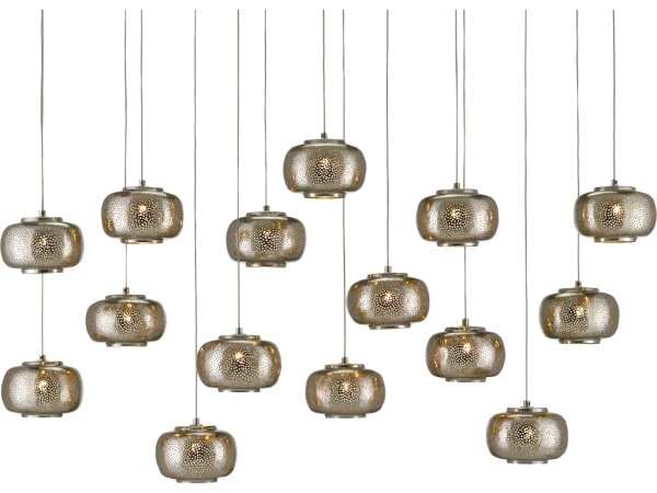 Pepper 15-Light Linear Multi-Drop Pendant