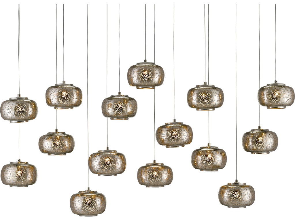 Pepper 15-Light Linear Multi-Drop Pendant