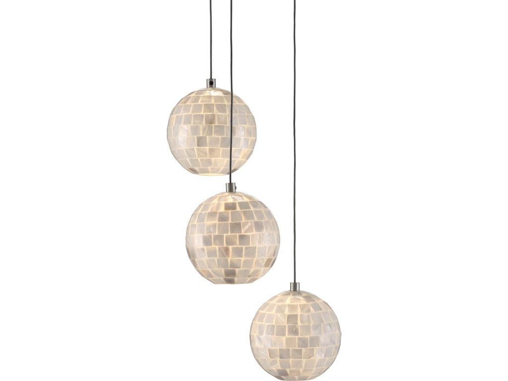 Finhorn 3-Light Round Multi-Drop Pendant