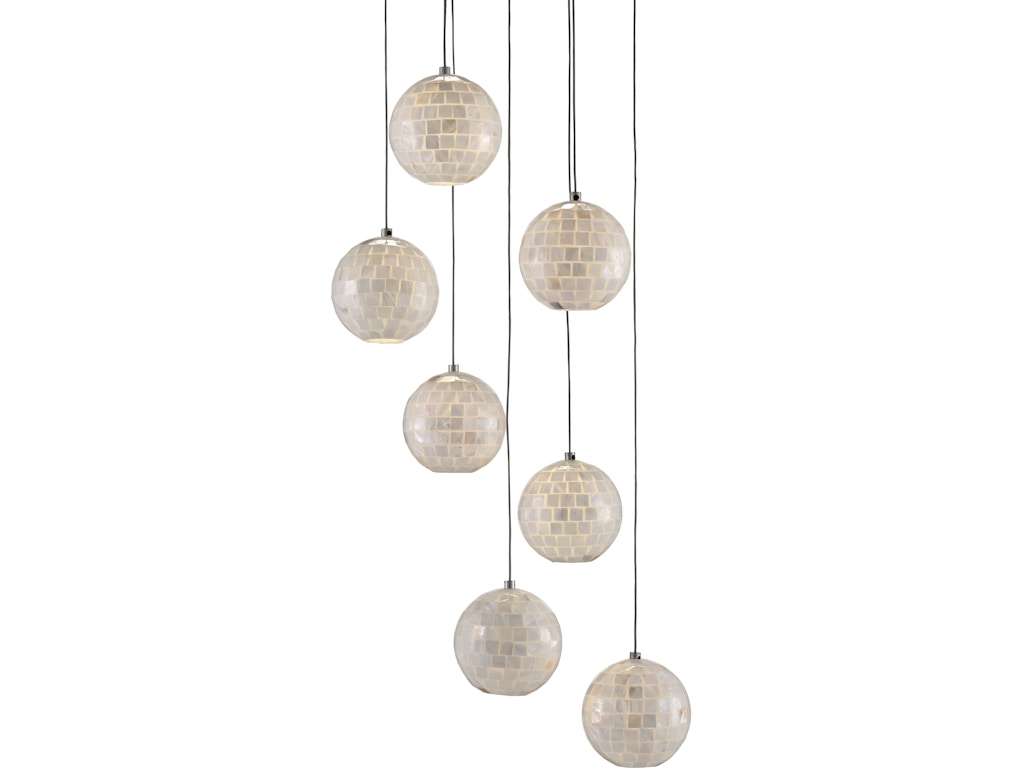 Finhorn 7-Light Round Multi-Drop Pendant