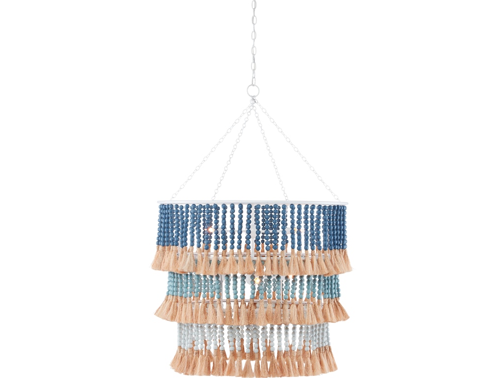 St. Barts Blue Chandelier