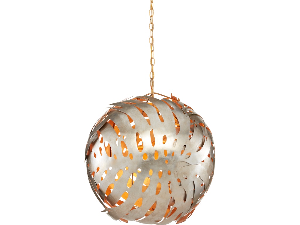 Elder Silver Orb Chandelier