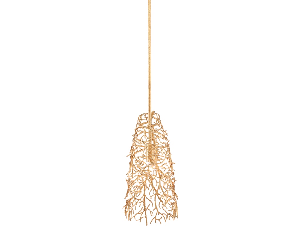 Sea Fan Gold Pendant