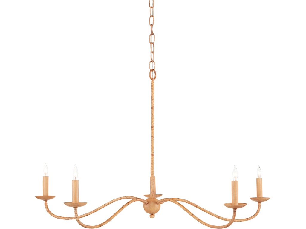 Saxon Small Tan Chandelier