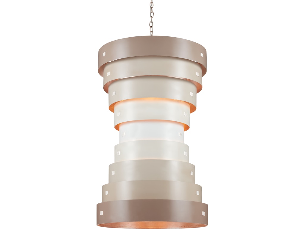 Graduation Large Taupe Chandelier