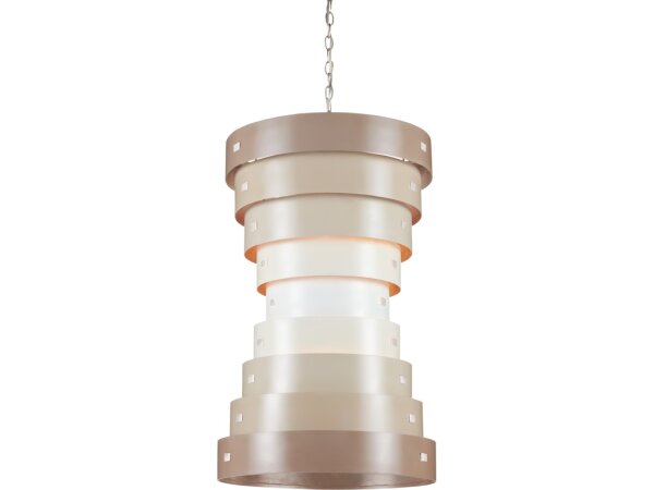 Graduation Small Taupe Chandelier