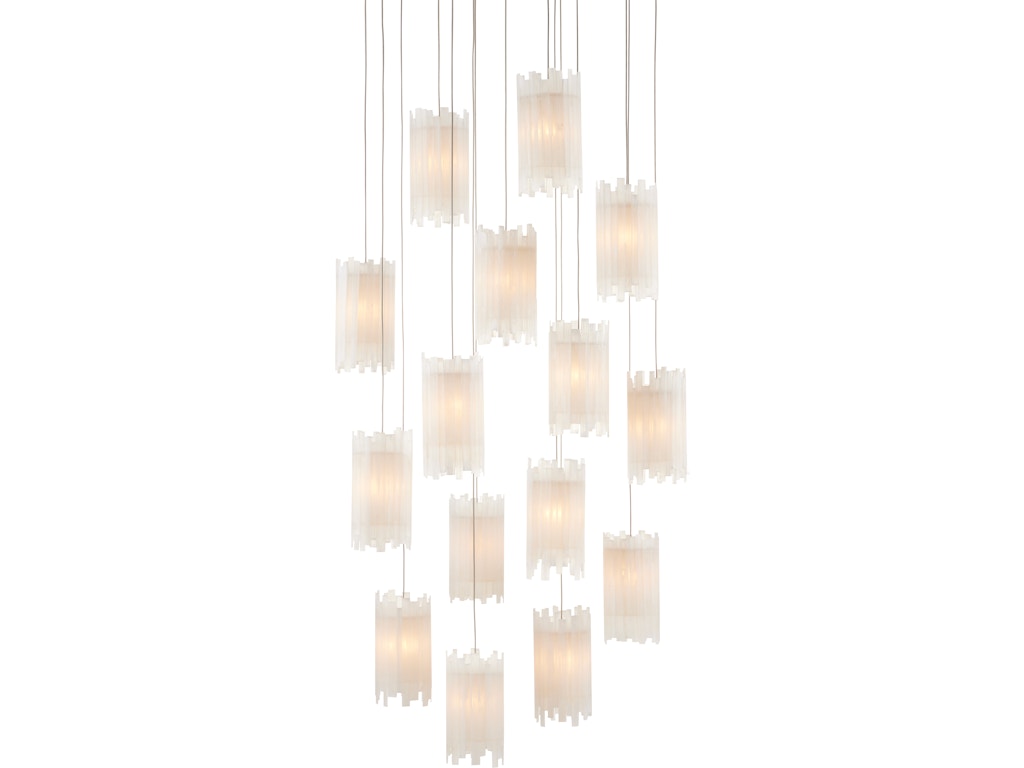 Escenia 15-Light Round Multi-Drop Pendant