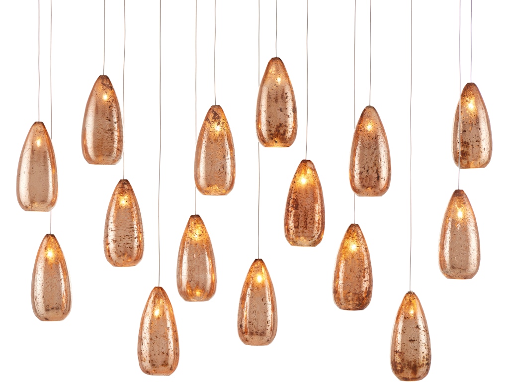Rame 15-Light Linear Multi-Drop Pendant