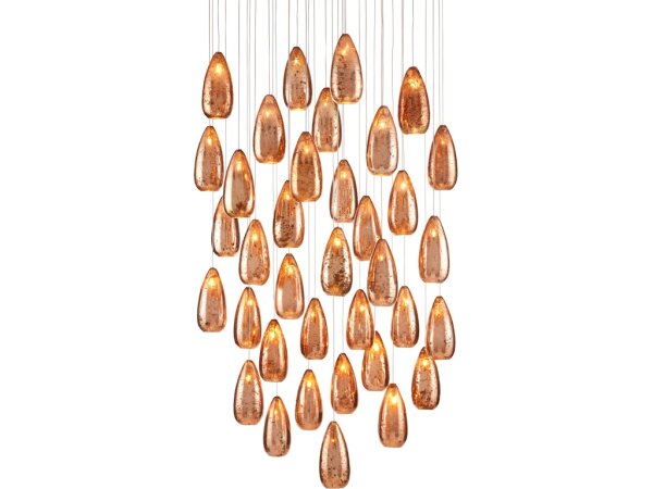 Rame 36-Light Round Multi-Drop Pendant