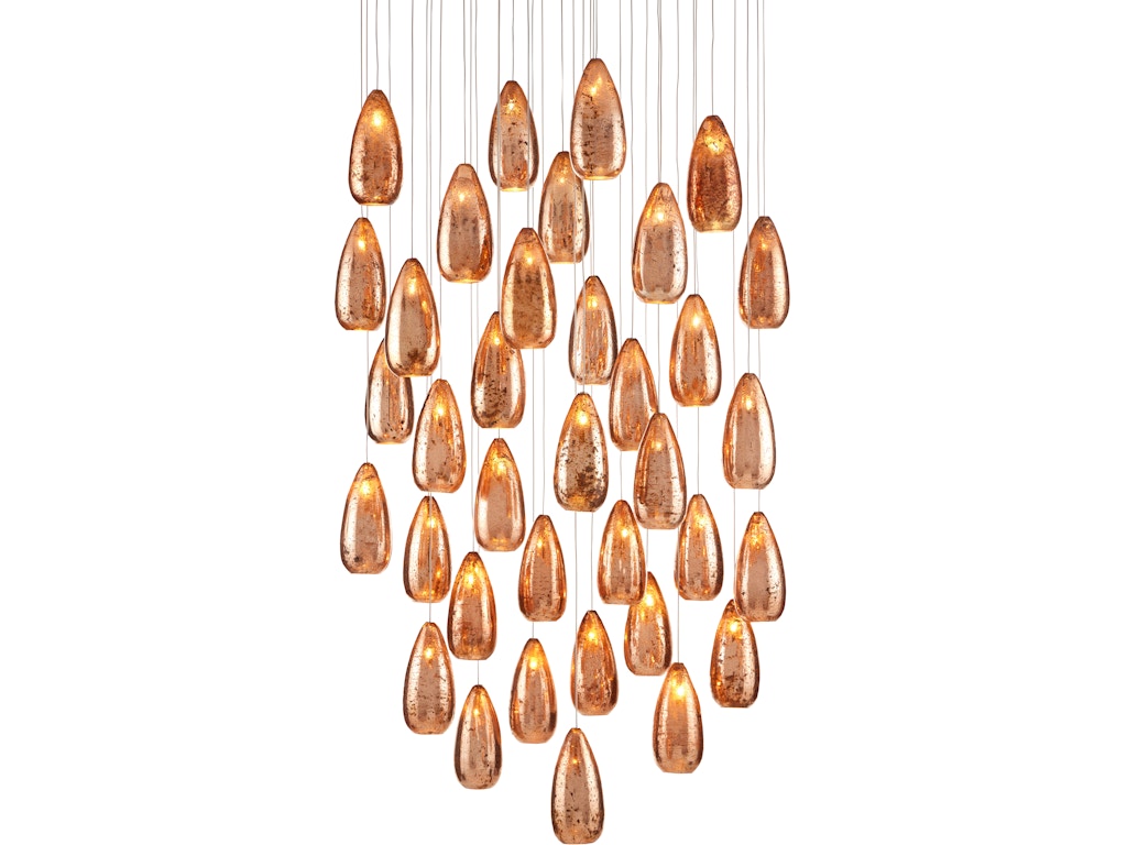 Rame 36-Light Round Multi-Drop Pendant