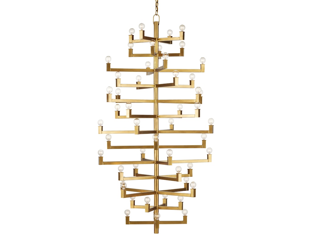 Andre Grande Brass Chandelier