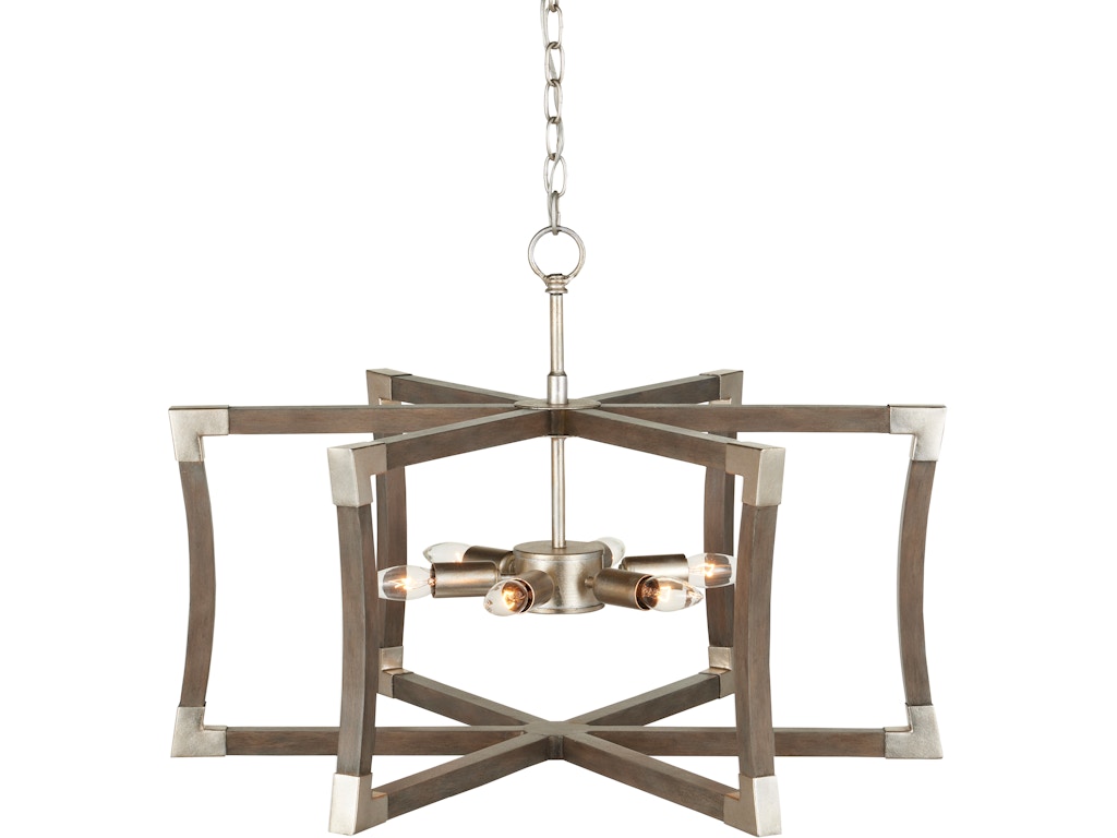 Bastian Small Gray Semi-Flush Mount