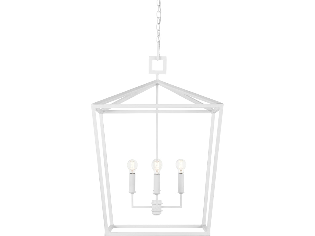 Denison Grande White Lantern
