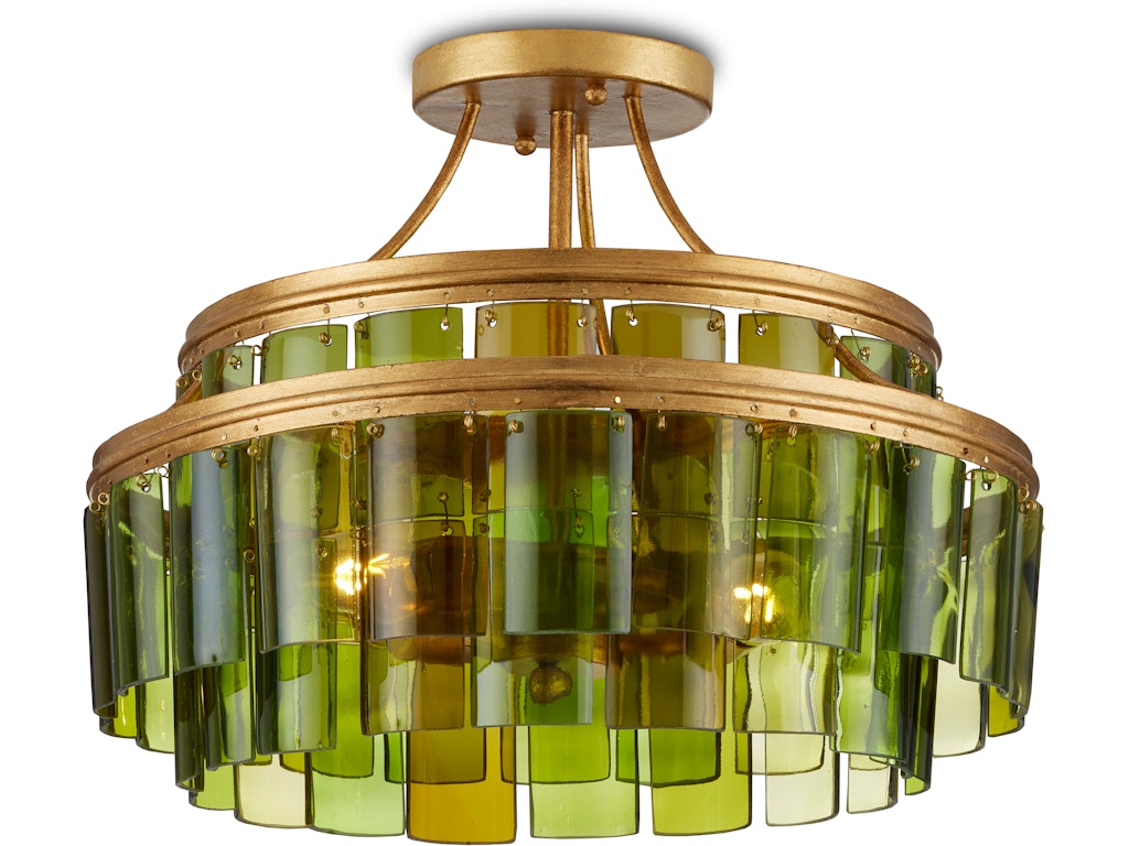 Vintner Green Semi-Flush Mount