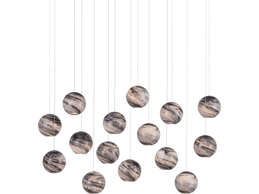 90001009 Palatino 15-Light Linear Multi-Drop Pendant - Image 1