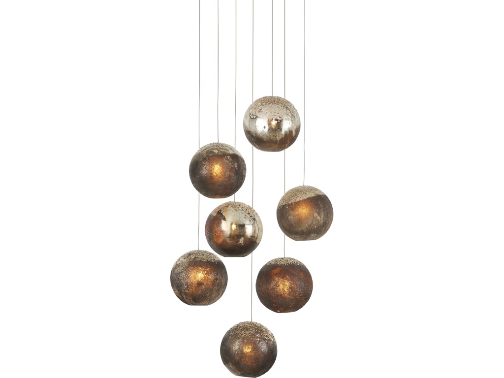 90001014 Pathos 7-Light Round Multi-Drop Pendant - Image 1