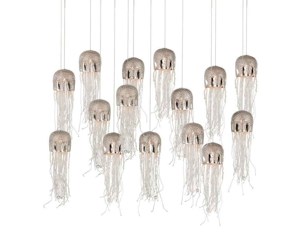 Medusa 15-Light Linear Multi-Drop Pendant