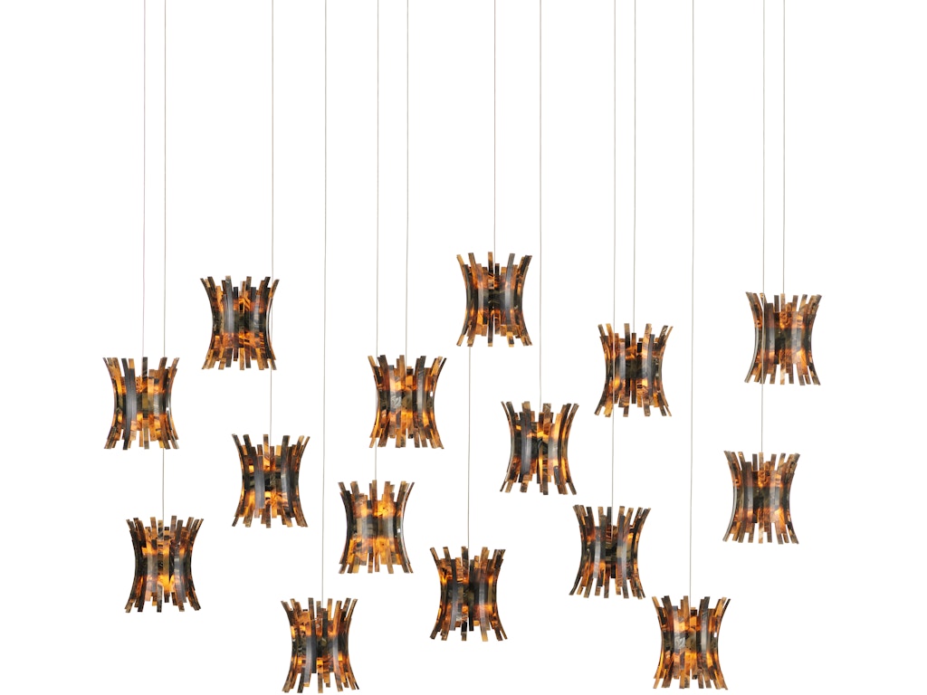 Alsop 15-Light Linear Multi-Drop Pendant