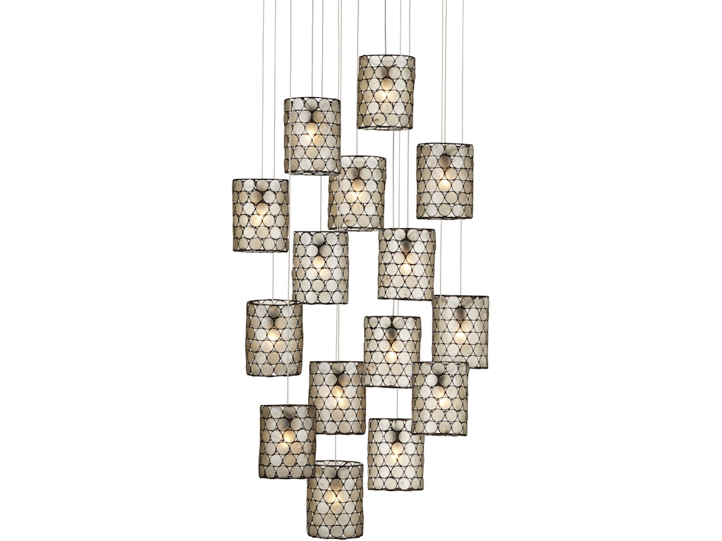 Regatta 15-Light Round Multi-Drop Pendant