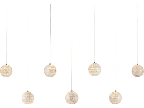 Finhorn 7-Light Linear Multi-Drop Pendant