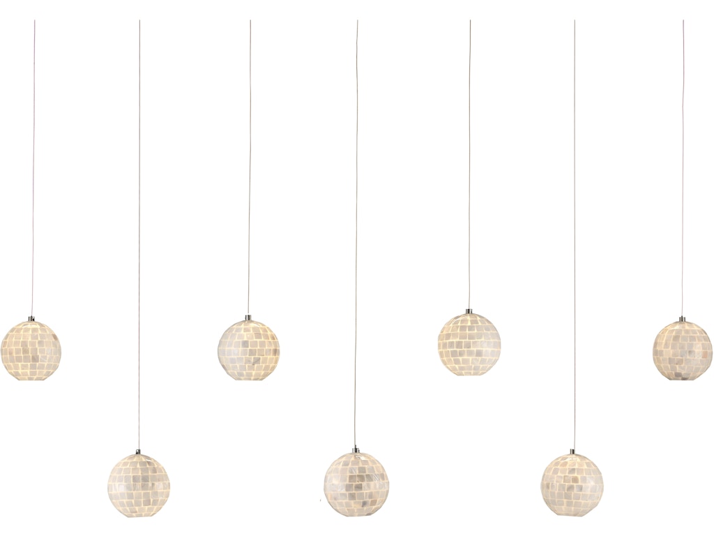 Finhorn 7-Light Linear Multi-Drop Pendant