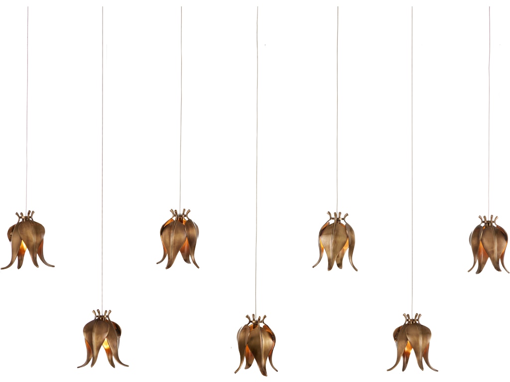 Iota 7-Light Linear Multi-Drop Pendant