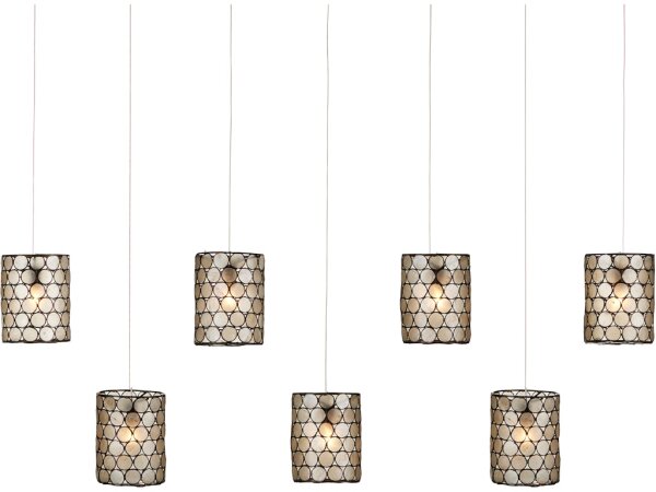 Regatta 7-Light Linear Multi-Drop Pendant