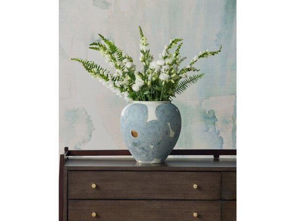 Bloom Blue and Ivory Vase - Image 5