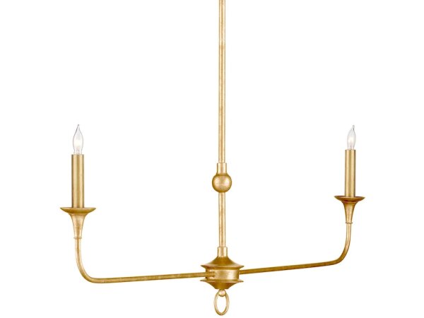 Nottaway Linear Gold Chandelier - Image 4