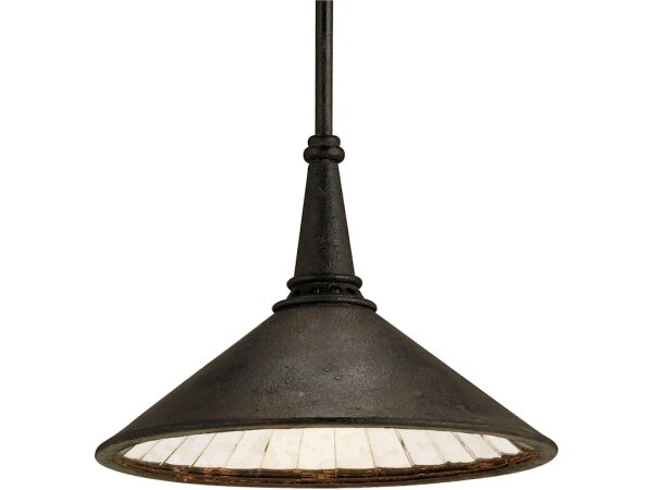 Manuscript Medium Black Pendant