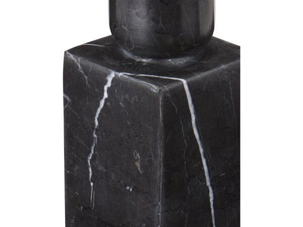 Lithos Black Candle Holder Set of 2 - Image 2