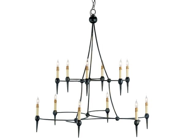 Danielli Black Chandelier