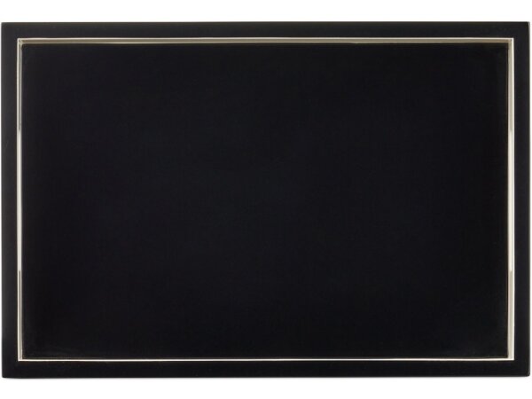 Ivory Lacquer Tray Set of 2 - Image 5
