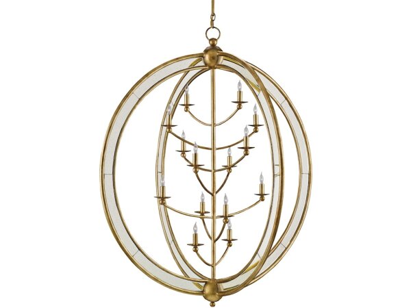 Aphrodite Gold Orb Chandelier - Image 3