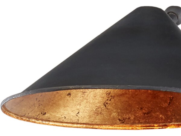 Serpa Black Double Swing-Arm Wall Sconce - Image 2