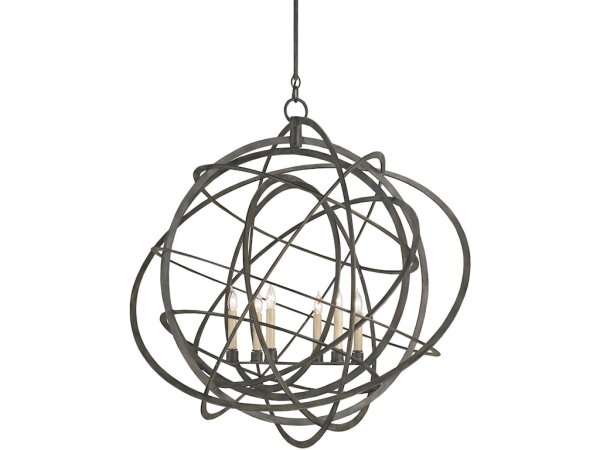 Genesis Black Orb Chandelier