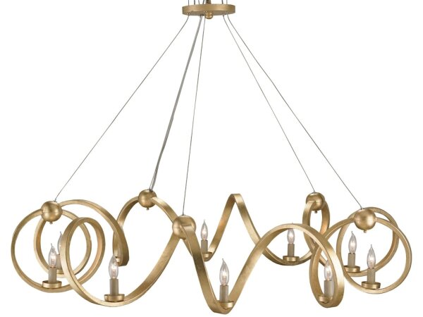 Ringmaster Gold Chandelier