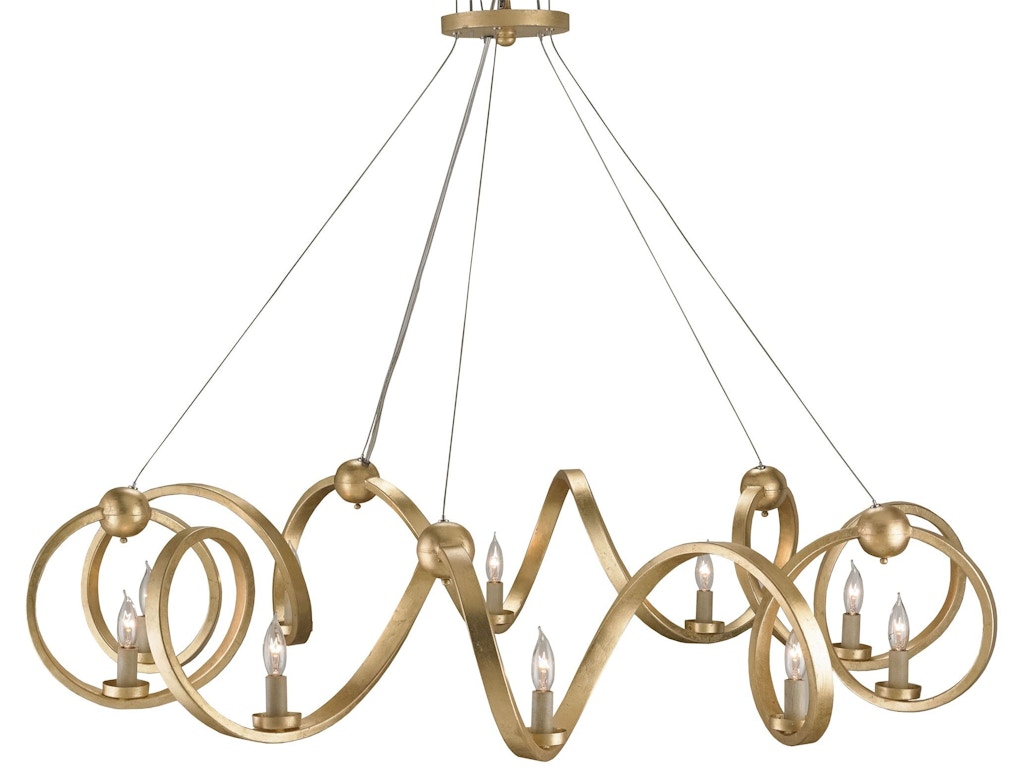Ringmaster Gold Chandelier