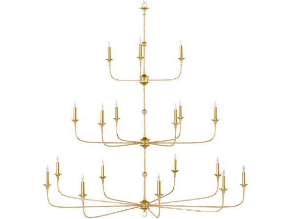 Nottaway Grande Gold Chandelier - Image 4