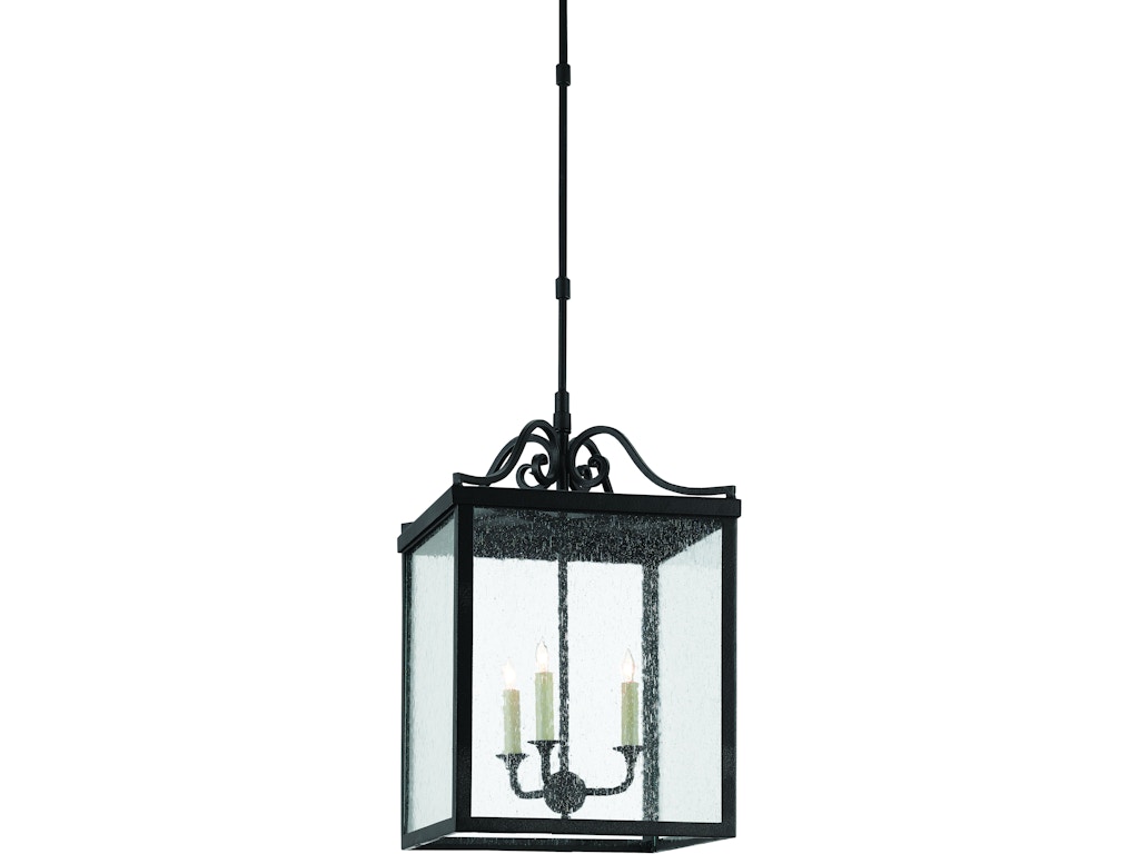 Giatti Large Black Outdoor Lantern