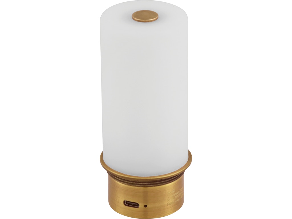 Polished Brass Rechargeable LED Bulb