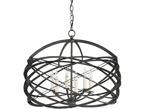 Horatio Black Chandelier - Image 3