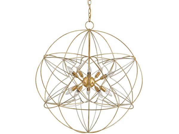 Zenda Gold Orb Chandelier - Image 3
